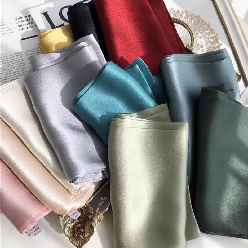 Scarf Silk Square - Fashion 100% Real Silk Scarf Women