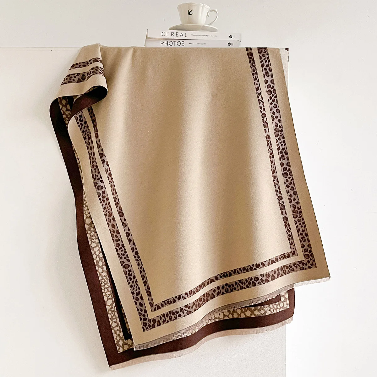 Winter Reversible Warm Large S - đánh giá và giá Woven Scarf Blanket