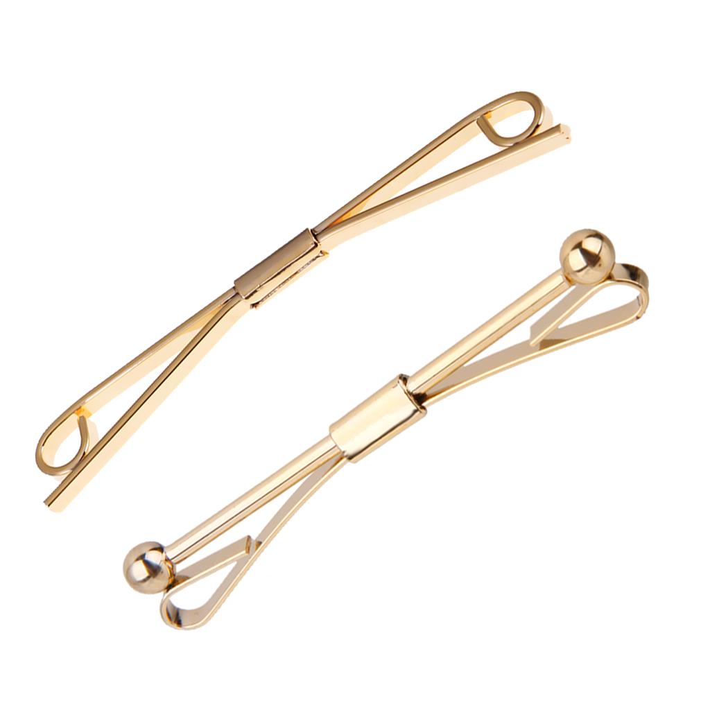 2pcs Gold Alloy Tie Collar Bar - đánh giá và giá Tie Bar Set Gift