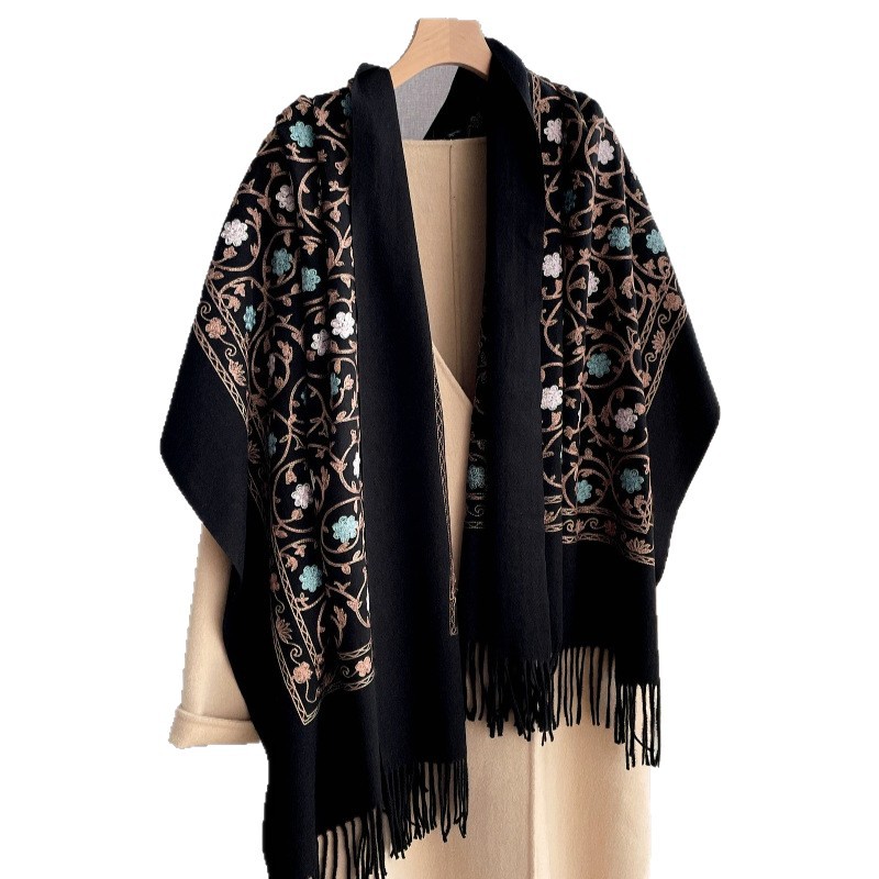2025 New Embroidery Cashmere S - đánh giá và giá Woven Scarf Blanket